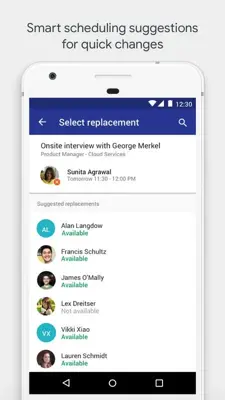 Hire by Google android App screenshot 2