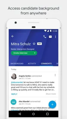 Hire by Google android App screenshot 3